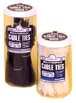 Cable Ties in a Jar - Natural Nylon-4; 7.5; 11" Long - Benchmark Tooling