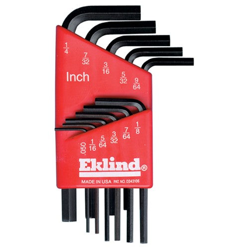 9 Pieces-1.5 mm-10 mm Short Arm Style - Hex Key Set - Benchmark Tooling