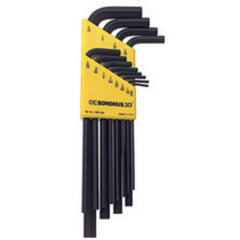 12 Pieces-0.050″-5/16″ Long Arm Style - Hex Key Set - Benchmark Tooling