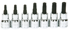 #9319128 - T25; T27; T30; T40; T45; T47; T50 - 3/8" Drive - Socket Drive Torx Bit Set - Benchmark Tooling