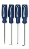 4 Piece - Hi Vis Mini Hook & Pick Set - #9402011 - Benchmark Tooling