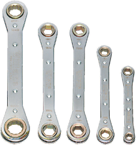 Snap-On/Williams (5 Piece) Straight Ratcheting Box Wrench Set - Metric - Benchmark Tooling