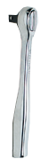 4-3/4" OAL - 1/4'' Drive - Round Head - Reversible Ratchet - Plain Handle - Benchmark Tooling