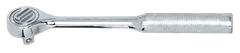 10-1/4" OAL - 1/2'' Drive - Round Head - Reversible Ratchet - Knurled Handle - Benchmark Tooling