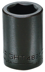 1-1/4 x 3-1/2" OAL - 1/2'' Drive - 6 Point - Deep Impact Socket - Benchmark Tooling