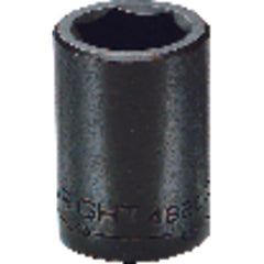 23 mm × 50.80 mm Overall Length-3/4″ Drive-6 Point - Metric Impact Socket - Benchmark Tooling