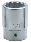 2-3/8 x 3-5/8" - 3/4" Drive - 12 Point - Standard Socket - Benchmark Tooling