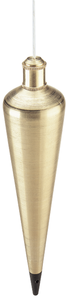 #800-12 - 12 oz - Brass Plumb Bob - Benchmark Tooling