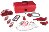 Valve & Electrical with 3 Padlocks - Lockout Kit - Benchmark Tooling