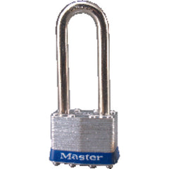 Commercial Steel Padlock 1 3/4″ Body Width; Keyed: Different; Silver - Benchmark Tooling