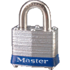 Commercial Steel Padlock 1 9/16″ Body Width; Keyed: Different; Silver - Benchmark Tooling