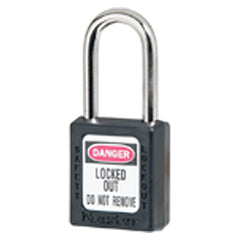 Xenoy Padlock - 1 1/2″ Body Width; Keyed: Different; Black - Benchmark Tooling