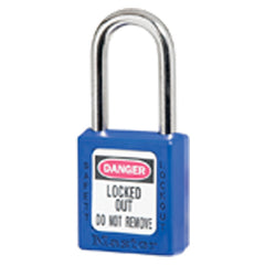 Xenoy Padlock - 1 1/2″ Body Width; Keyed: Different; Blue - Benchmark Tooling