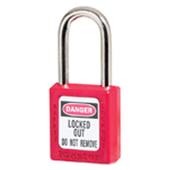 Xenoy Padlock - 1 1/2″ Body Width; Keyed: Different; Red - Benchmark Tooling