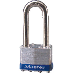 Commercial Steel Padlock 2″ Body Width; Keyed: Different; Silver - Benchmark Tooling