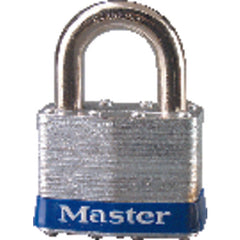 Commercial Steel Padlock 2″ Body Width; Keyed: Different; Silver - Benchmark Tooling