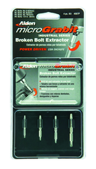 #4507P; Removes #4 to #16 Screws; 4 Piece Micro Grabit - Screw Extractor - Benchmark Tooling