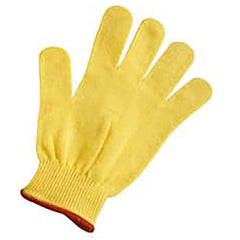 Jumbo Gloves-Perfect Fit - Kevlar Jumbo Cut Resistant - Knits Aramid - Uncoated 13 Cut Lightweight 100% Dupont Kevlar Brand Fiber Yellow. - Benchmark Tooling