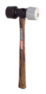 Vaughan Rubber Mallet -- 24 oz; Hickory Handle - Benchmark Tooling