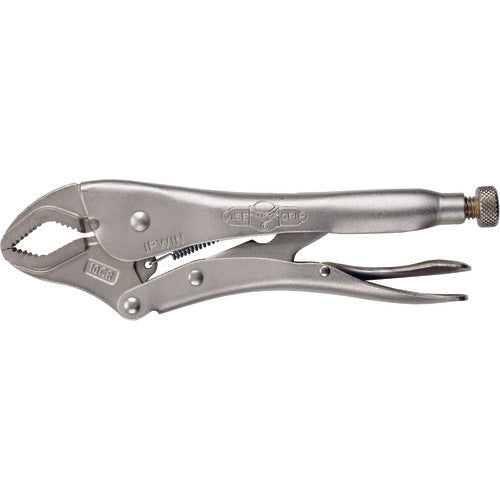 Vise-Grip Curved Jaw Locking Pliers - 10CR Plain Grip 1 7/8″ Capacity 10″ Long - Benchmark Tooling