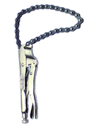 Locking Chain Clamp -- #20R Plain Grip 19" Chain Length - Benchmark Tooling