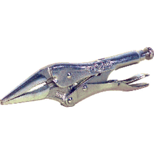 Vise-Grip Long Nose Locking Pliers with Wire Cutter - 6LN Plain Grip 2 1/4″ Capacity 6″ Long - Benchmark Tooling