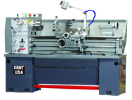 Geared Head Lathe - #KLS1440A - 14" Swing; 40" Between Centers; 3 HP Motor; D1-4 Camlock Spindle - Benchmark Tooling