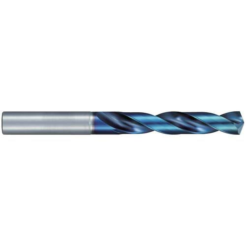 2.2 mm Dia. × 3 mm Shank × 18 mm Flute Length × 49 mm OAL, Jobber, 135°, Aqua Revo D, 2 Flute, External, Solid Carbide Drill - Exact Industrial Supply
