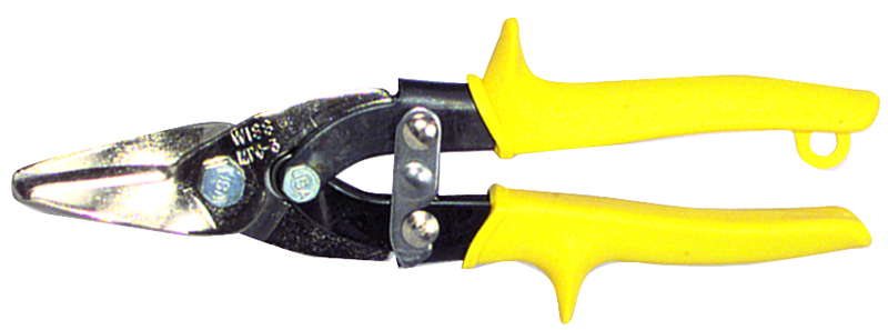 1-3/8'' Blade Length - 9'' Overall Length - Straight Cutting - Metal-Wizz Multi-Purpose Snips - Benchmark Tooling