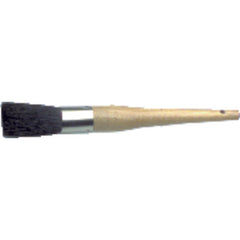 13/16″ × 8/16″ - Black China Bristle Oval Chip & Oil Industrial Hand Brush - Benchmark Tooling