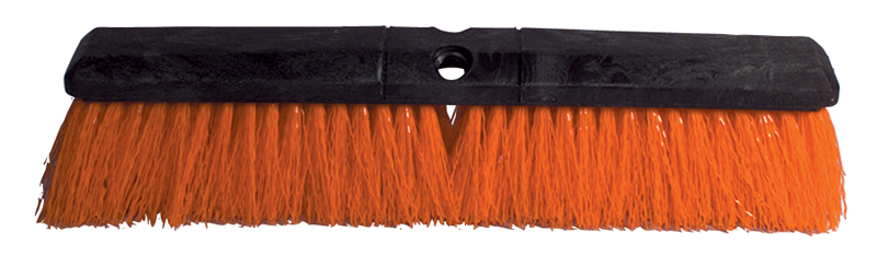 24" Orange Broom with Handle - Benchmark Tooling