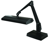 Broad Area Coverage LED Task Light  Dimmable  31" Floatng Arm  Desk Base - Benchmark Tooling