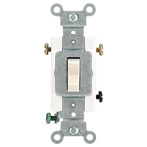 20 A; 120/277 Volt; WD-1, WD-6; 3 Way Switch - Almond - Benchmark Tooling