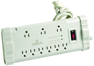 15 Amp; 120 Volt; 9 Plug Office Grade Surge Strip - Beige - Benchmark Tooling