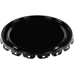 Un Rated Steel Lid 5 Gallon Black - Exact Industrial Supply