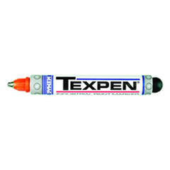 Texpen Medium Marker - Stainless Steel Ball Tip - Orange - Benchmark Tooling