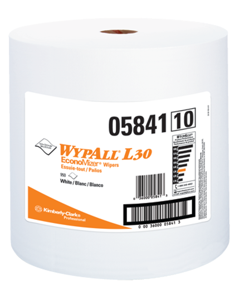 12.5 x 13.4'' - Package of 900 - WypAll L30 Jumbo Roll - Benchmark Tooling