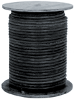 #L12RM100 - 1/2'' ID x 100 Feet - Black Rubber - Rubber Hose - Benchmark Tooling