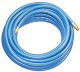 TP6050 - 3/8 MPT x 50 Feet - Light Blue Thermoplastic - 2 Rigid Fitting(s) - Air Hose - Benchmark Tooling