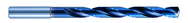 L9609 37/64 Aqua Ex 8xD Carbide Drill Oil Hole - Benchmark Tooling