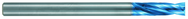 5.6mm Dia. X 110mm OAL 10XD-Carbide Drill-Flat Point -Aqua EX Coated - Benchmark Tooling