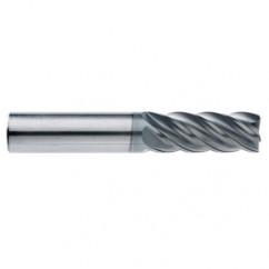 1/2" Dia. - 5/8" LOC - 2-1/2" OAL - .015 Radius 5 FL Carbide End Mill-AlCrN-X - Benchmark Tooling