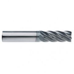 5/16" Dia. - 13/16" LOC - 2-1/2" OAL - .060 Radius 5 FL Carbide End Mill-AlCrN-X - Benchmark Tooling