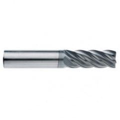5/8" Dia. - 3/4" LOC - 3" OAL - .015 Radius 5 FL Carbide End Mill-AlCrN-X - Benchmark Tooling