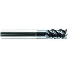 3/4" Dia. - 1" LOC - 4" OAL - 5 FL Carbide S/E HP End Mill-AlCrNX - Benchmark Tooling