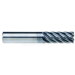 1/2" Dia. - 1-1/4" LOC - 3" OAL - .030 CR 7FL Carbide End Mill - AlCrNx - Benchmark Tooling