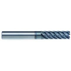 3/8" Dia. - 1-1/4" LOC - 3" OAL - .015 CR 7FL Carbide End Mill - AlCrNx - Benchmark Tooling