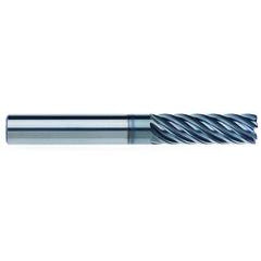 3/8" Dia. - 1-1/4" LOC - 3" OAL - .015 CR 7FL Carbide End Mill - AlCrNx - Benchmark Tooling