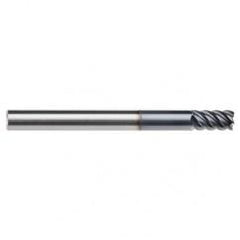 1/8" Dia. - 1/2" LOC - 1-1/2" OAL - .015 Radius 5 FL Carbide End Mill-AlTiN-x - Benchmark Tooling