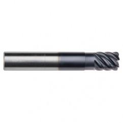 1/8" Dia. - 1/4" LOC - 2-1/2" OAL - .015 Radius 5 FL Carbide End Mill-Uncoated - Benchmark Tooling